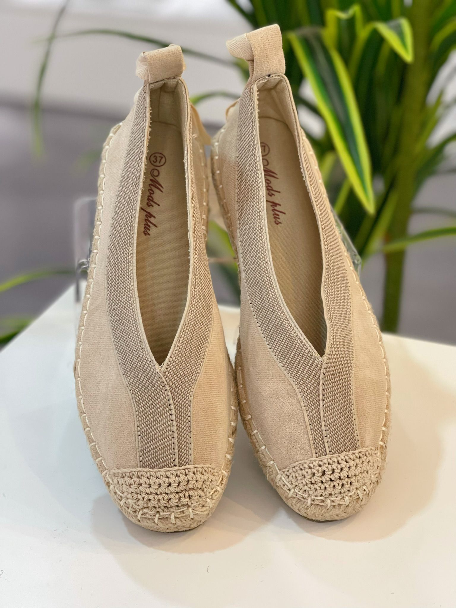 Alpargata Atada - Beige - Imagen 2