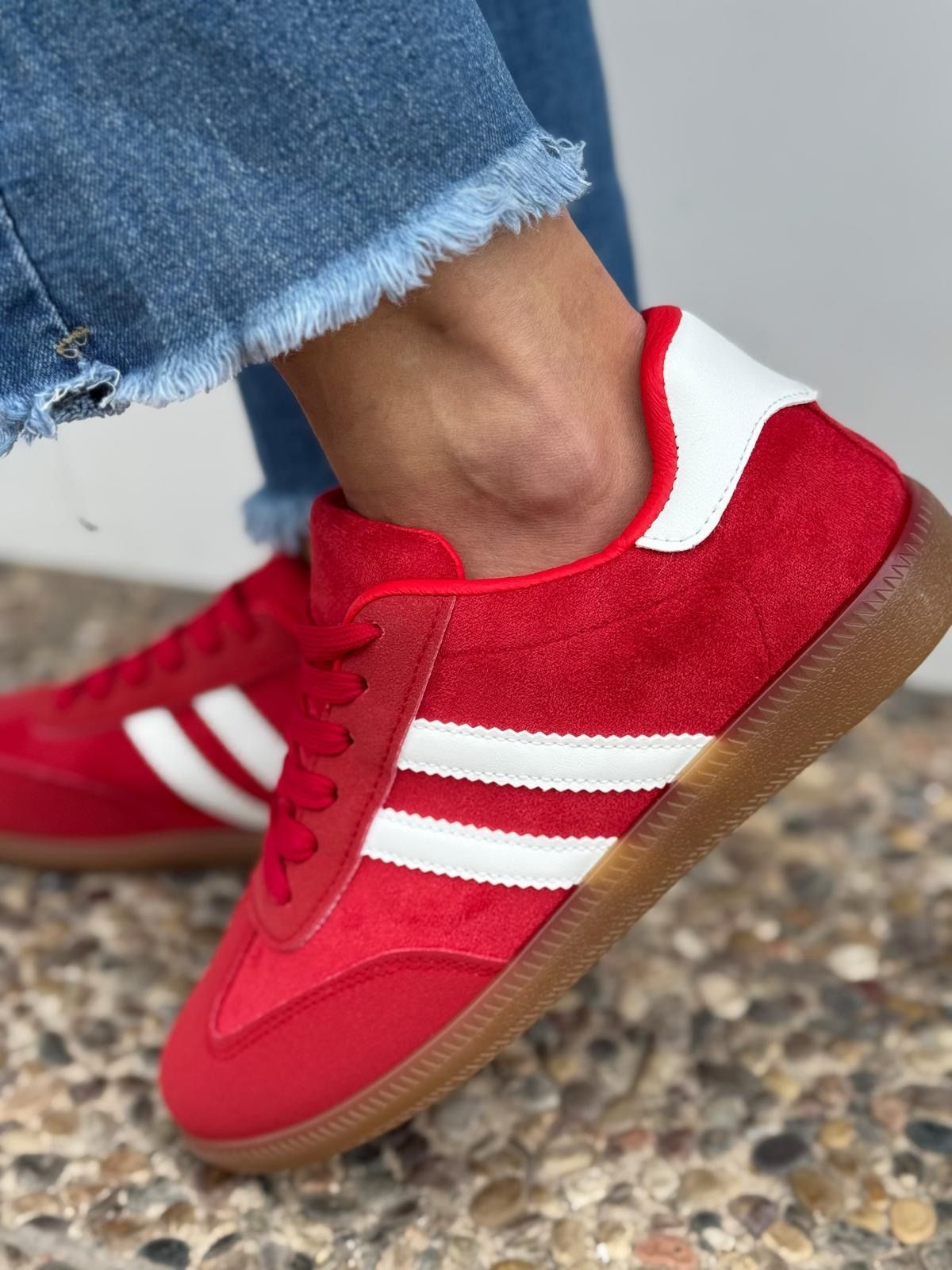 Deportiva Zazú - Rojo / Blanco - Imagen 2