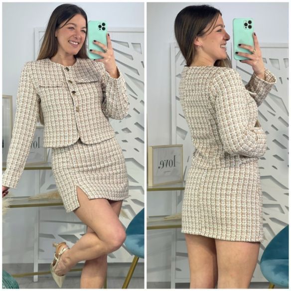 Conjunto Tweed Falda