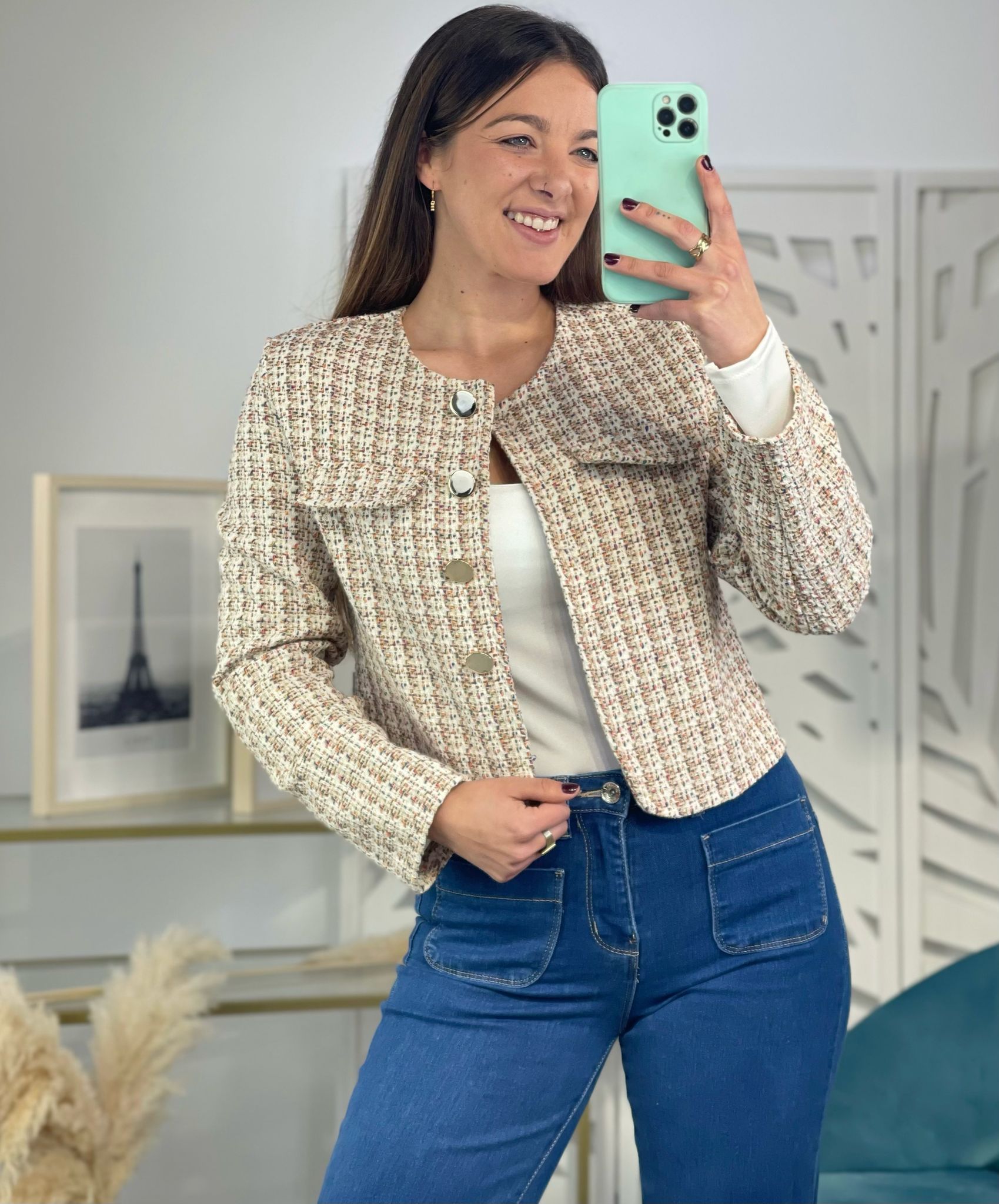 Conjunto Tweed Falda - Imagen 9