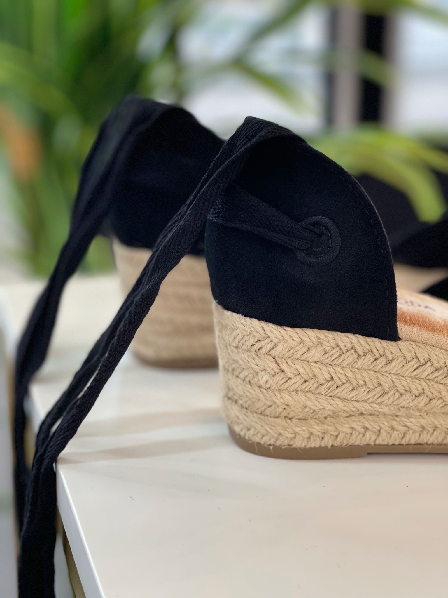 Cuñas Carmen - Negra / Beige - Imagen 2