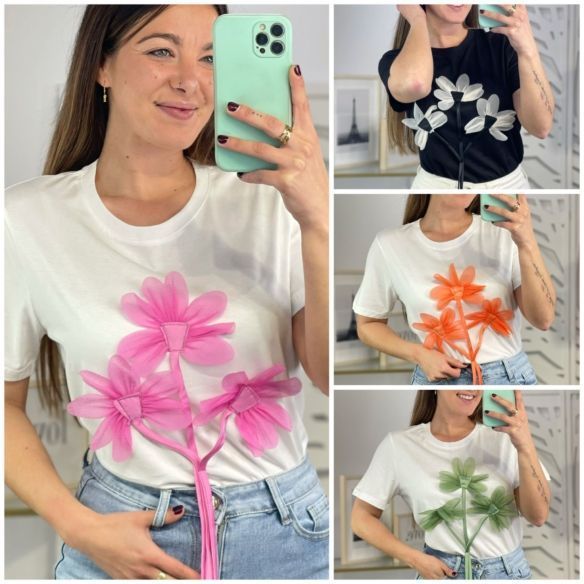 Camiseta Flores