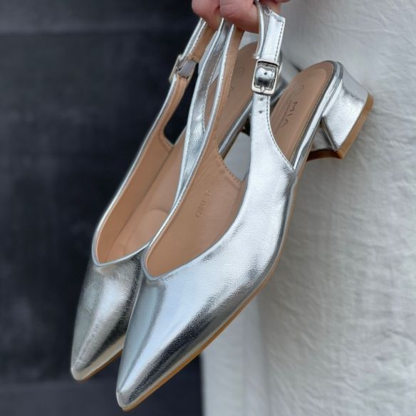 Zapato Puntera Sofia - Plata