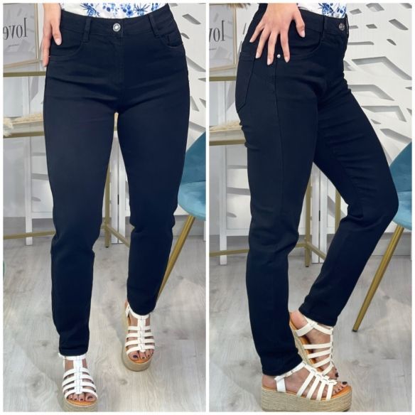 Pantalón Pitillo Plus - Negro (Tallas 38 hasta 48)