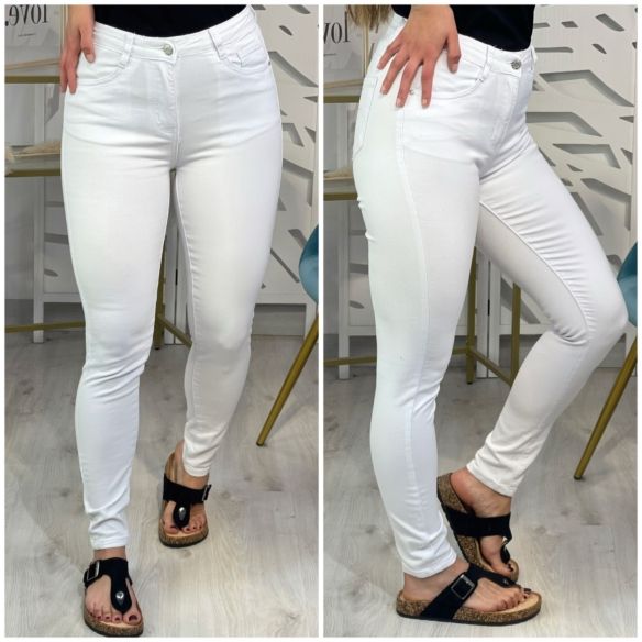 Pantalón Pitillo Colores - Blanco