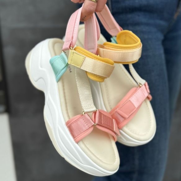 Sandalia Deportiva Doble Velcro NEW - Colores