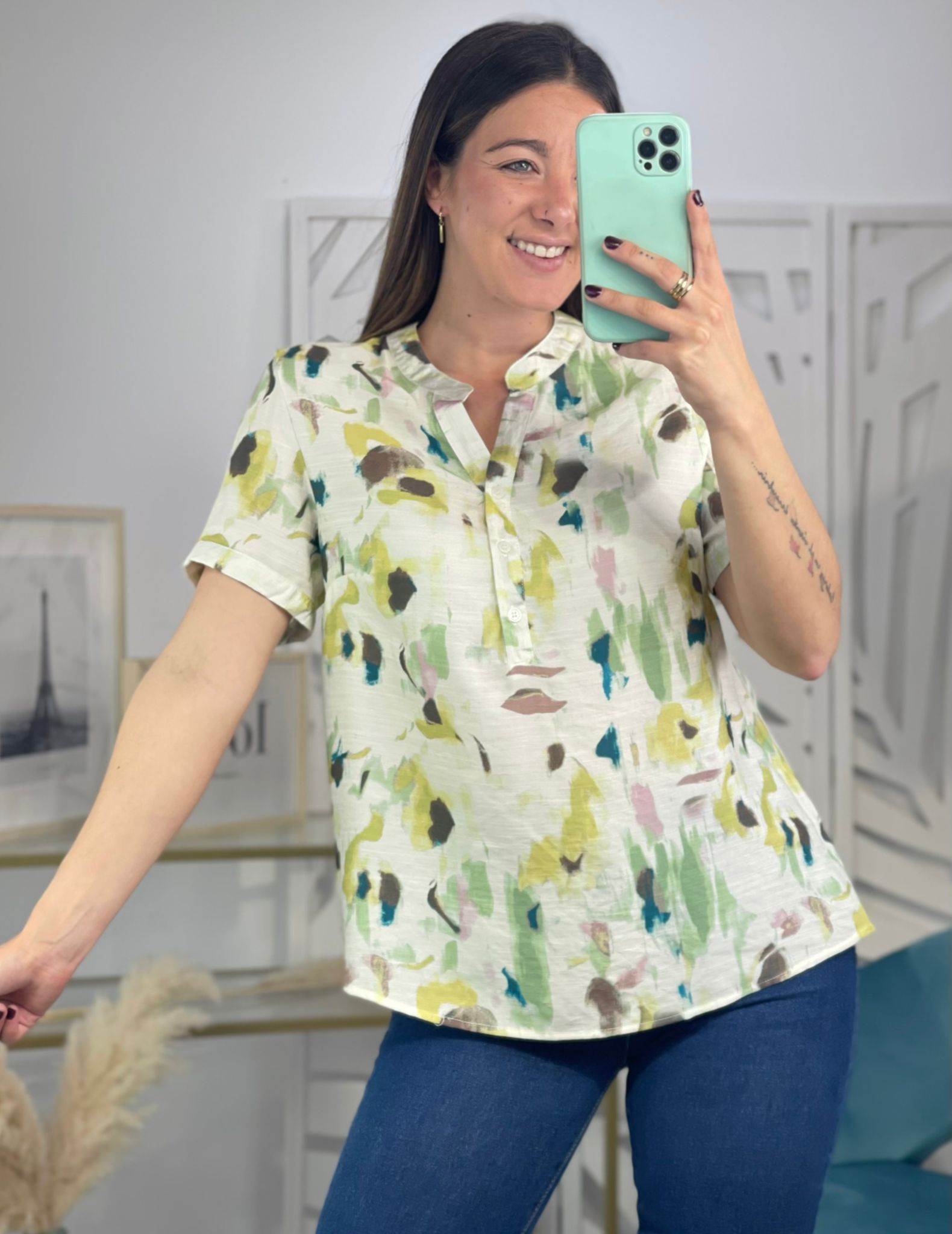 Blusa Estampada Alicia - Imagen 6