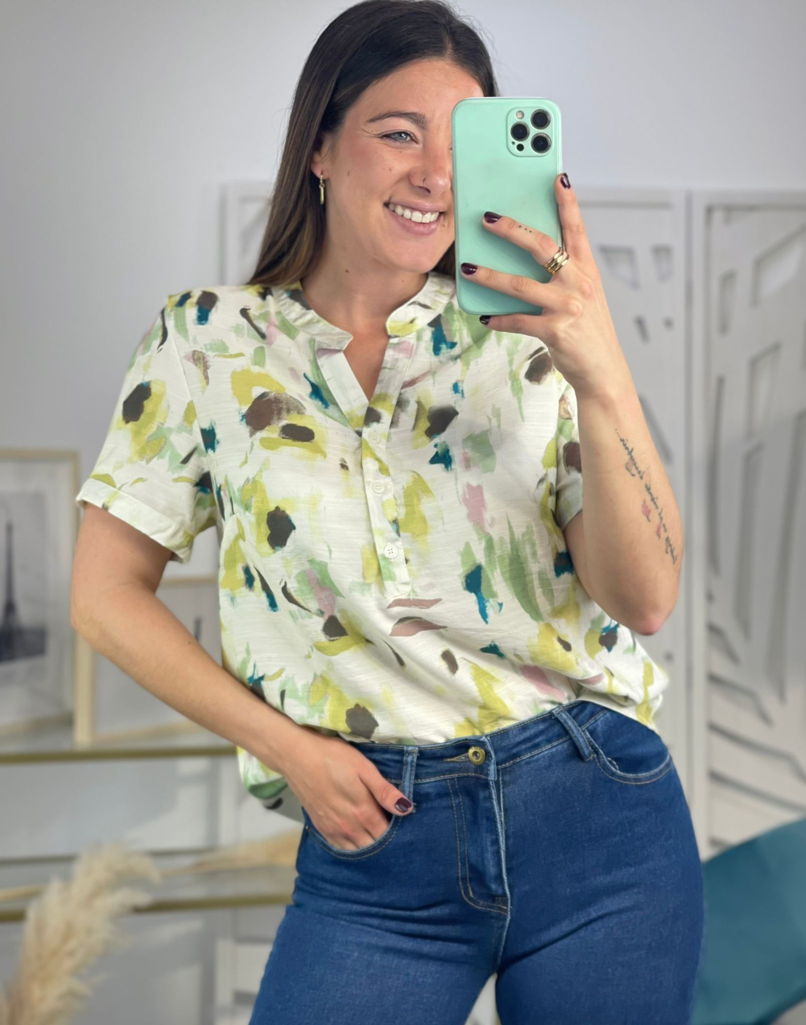 Blusa Estampada Alicia - Imagen 5