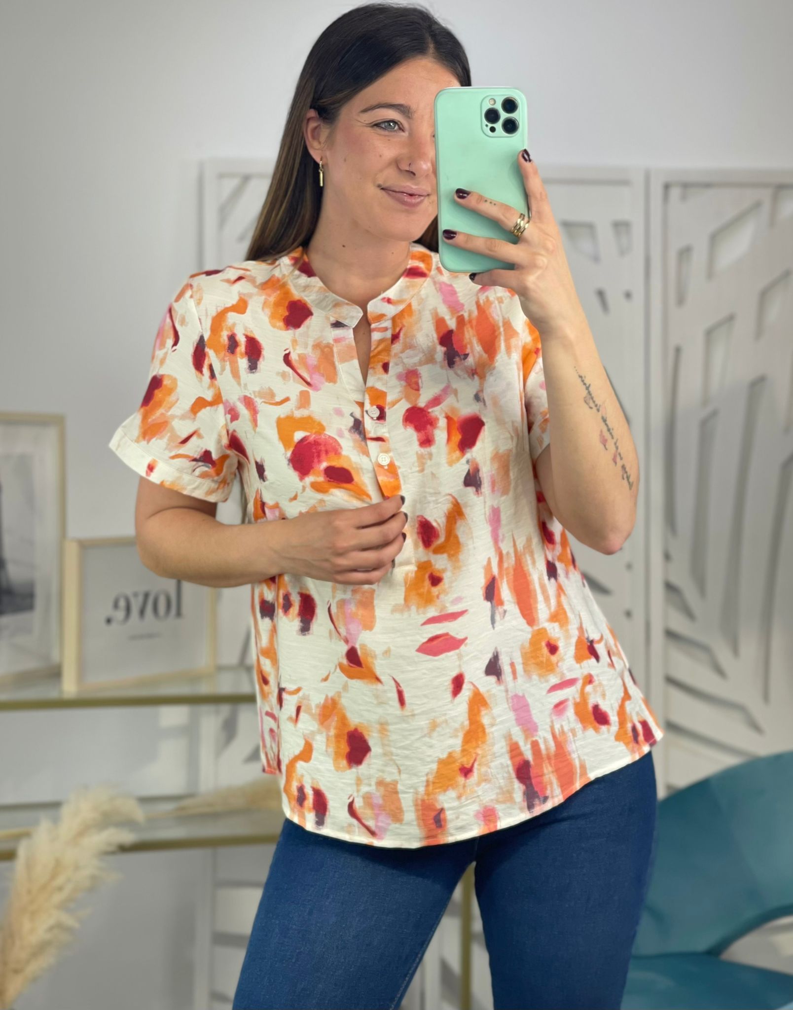 Blusa Estampada Alicia - Imagen 2