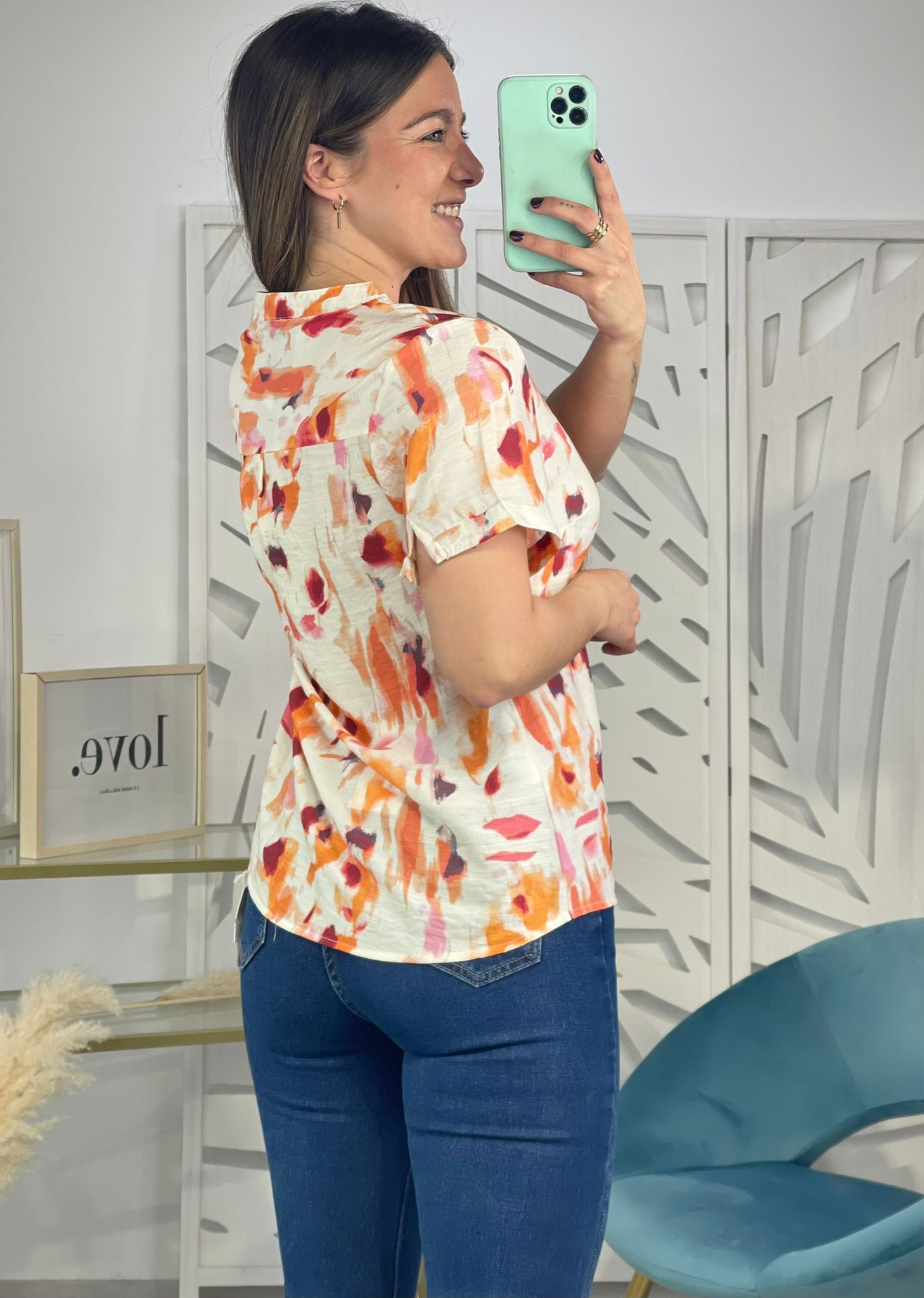 Blusa Estampada Alicia - Imagen 4