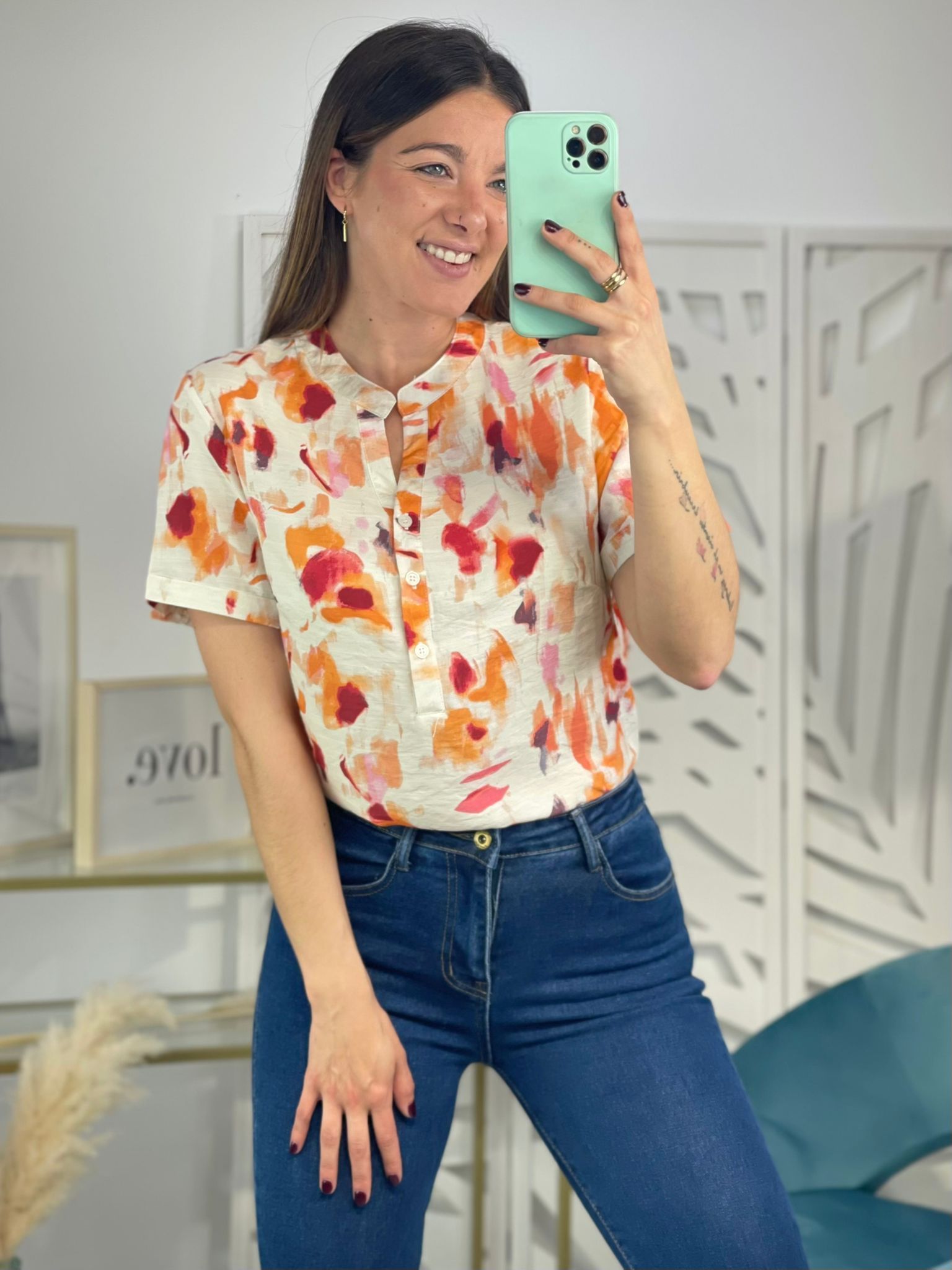 Blusa Estampada Alicia - Imagen 3