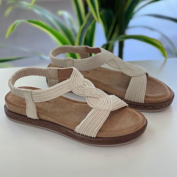 Sandalia Olga - Beige