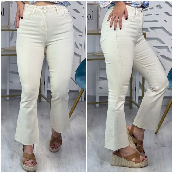 Pantalón Beige Cropped