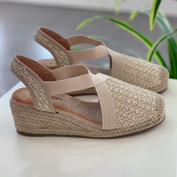 Cuña Goma Violeta - Beige