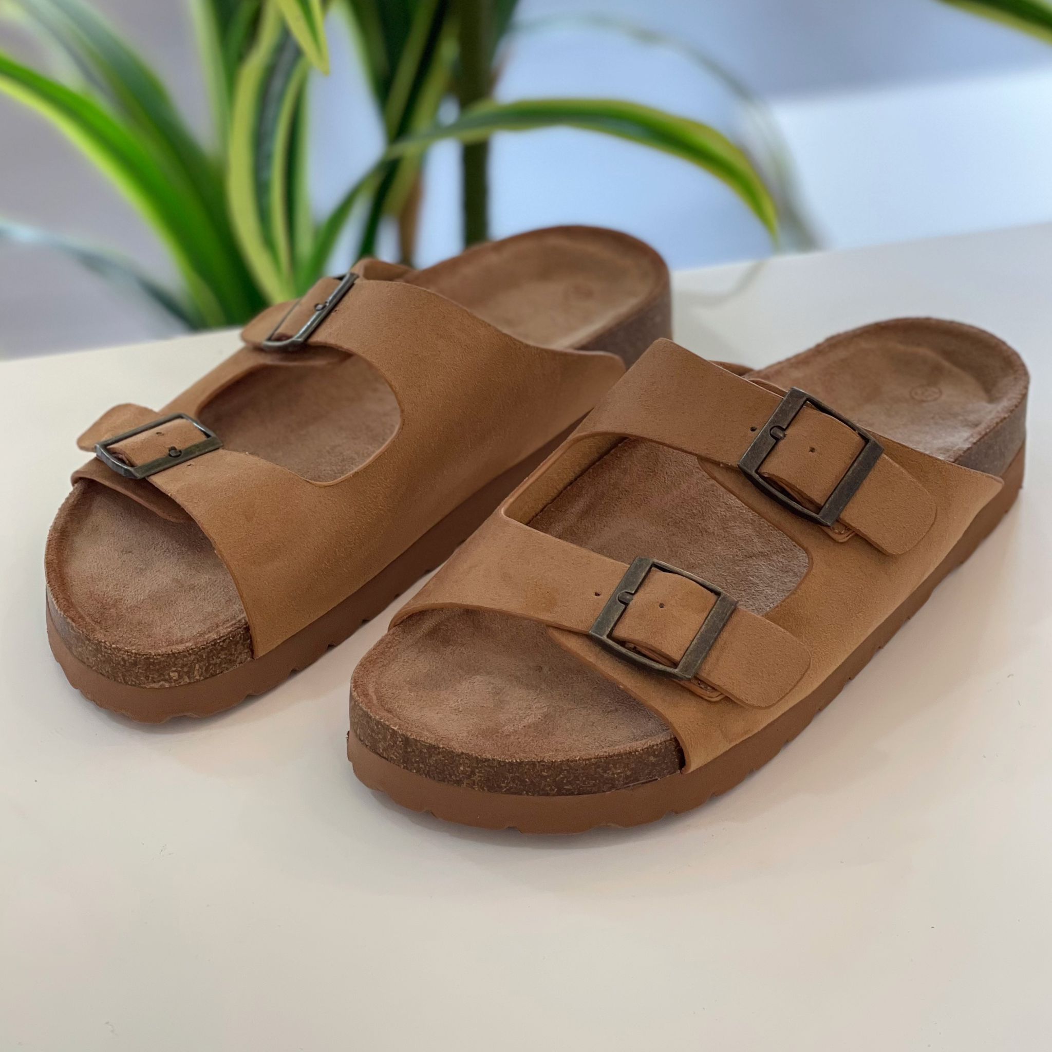 Sandalia Hebillas NEW - Camel