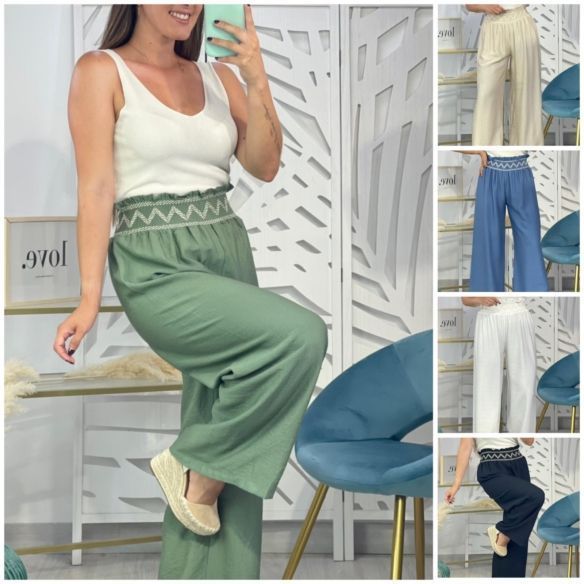 Pantalón Ancho Engomado