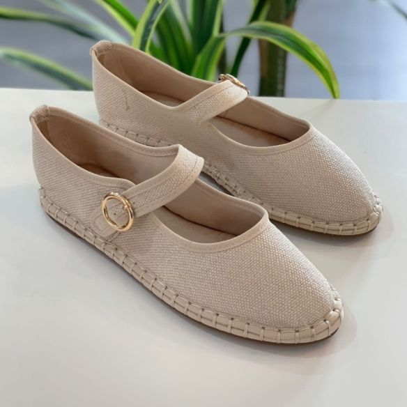 Merceditas Hebilla - Beige
