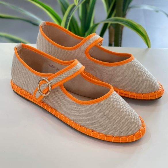 Merceditas Hebilla - Naranja