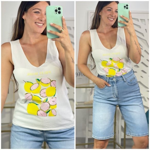 Top Punto Limones