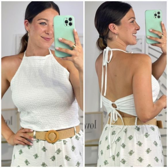 Top Engomado Triana Blanco