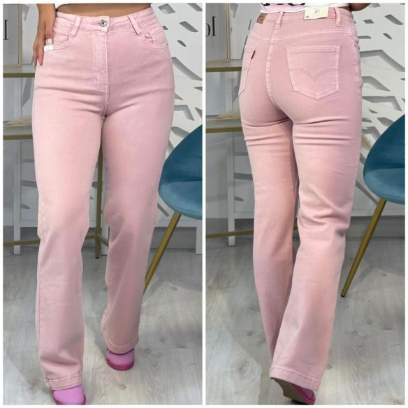 Vaquero Recto Rosa