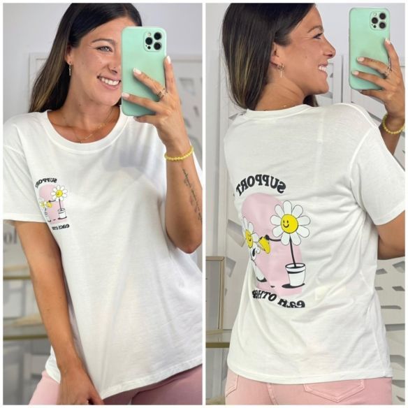 Camiseta Support Margaritas