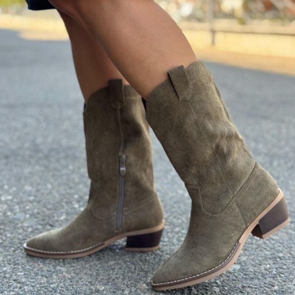 Bota Cowboy Capri - Verde