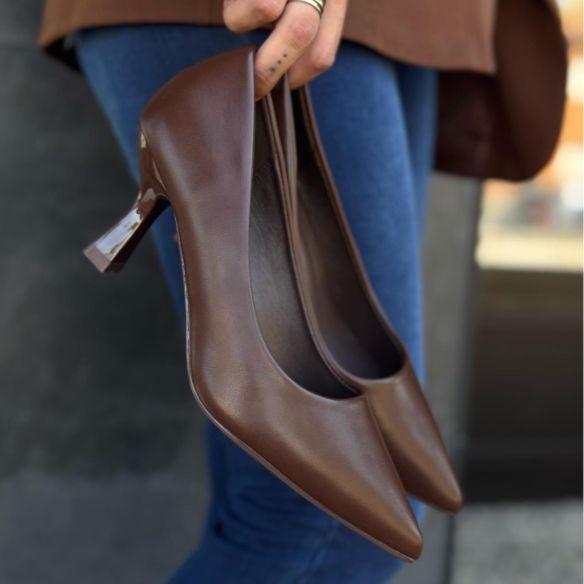 Zapato Salón Marrón