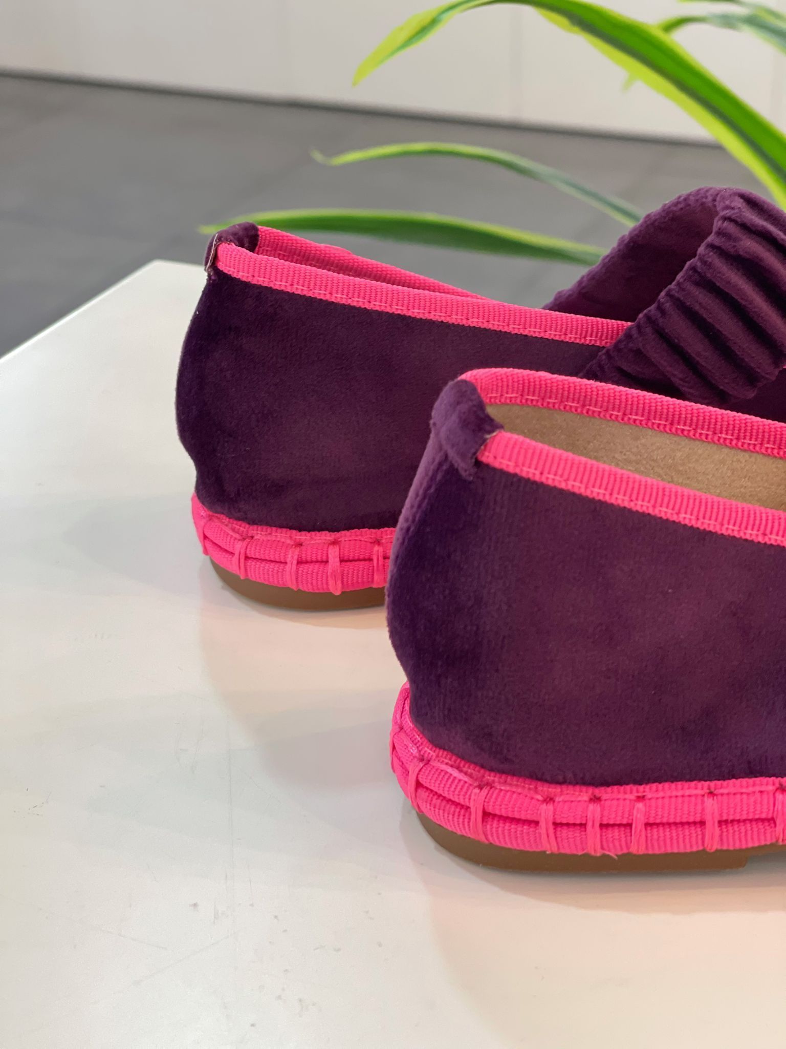 Bailarina Terciopelo Ofelia - Morado / Fucsia - Imagen 3