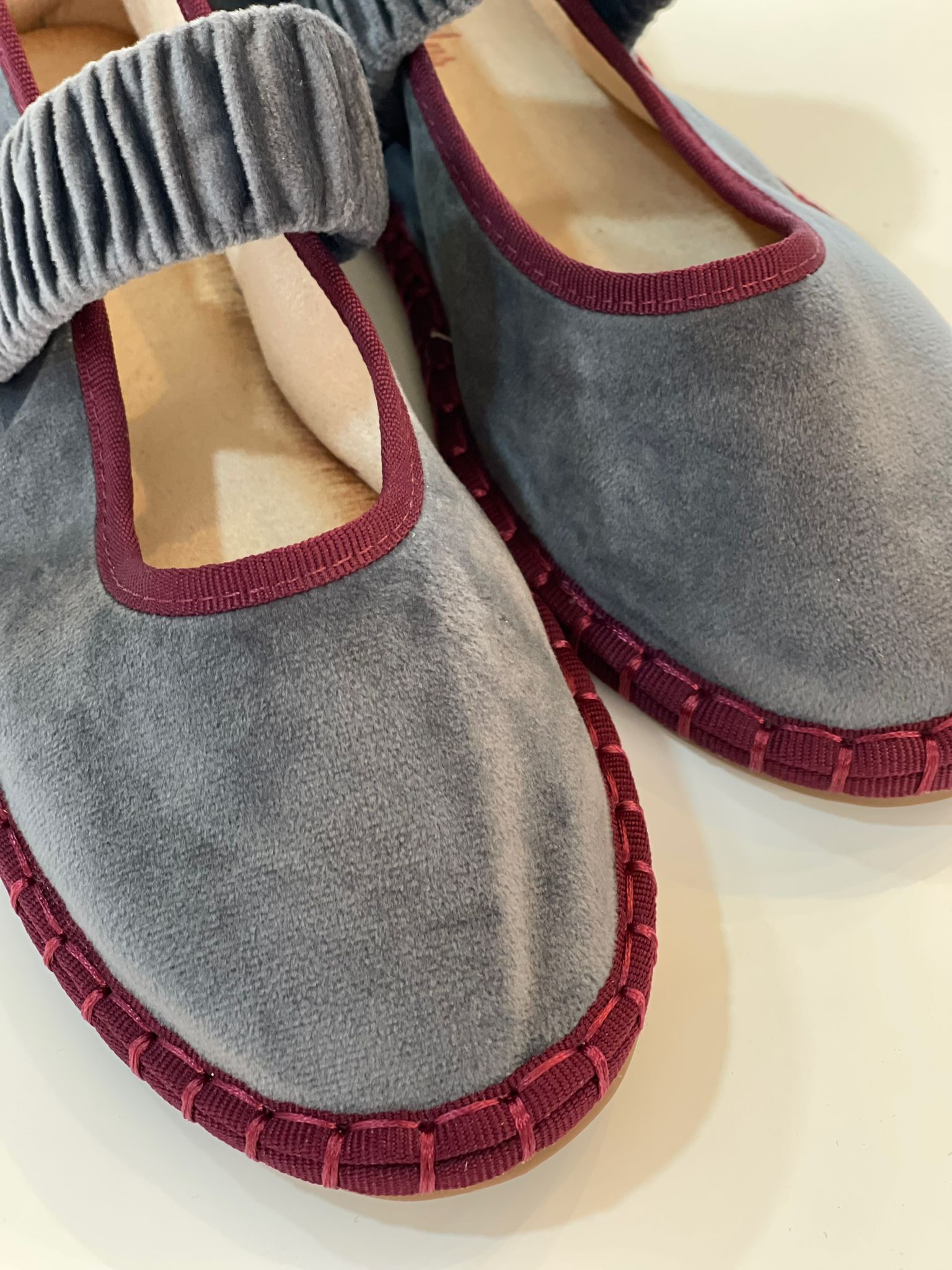 Bailarina Terciopelo Ofelia - Gris - Imagen 3