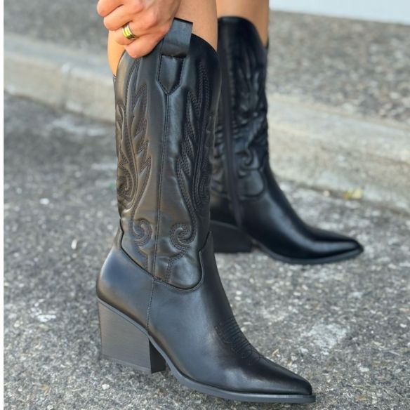 Bota Cowboy California - Negra