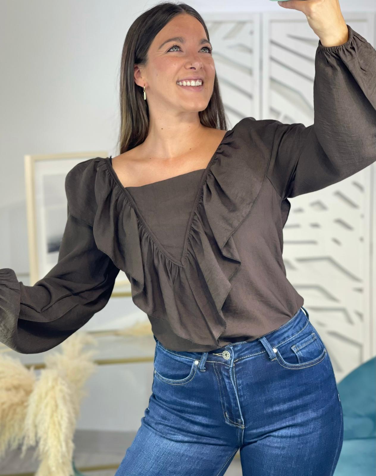 Blusa Volante Pico - Imagen 2
