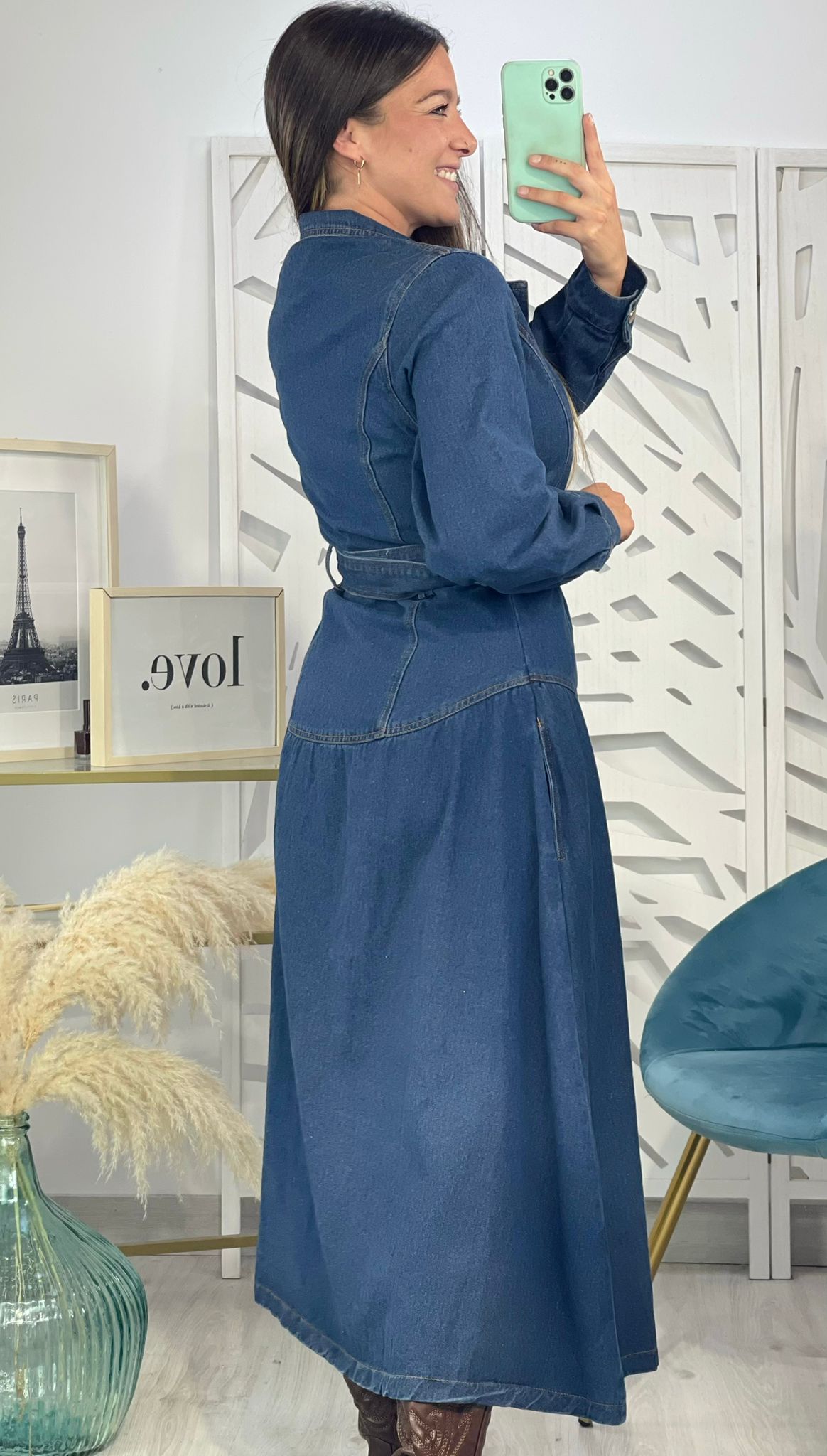 Vestido Largo Vaquero - Imagen 5