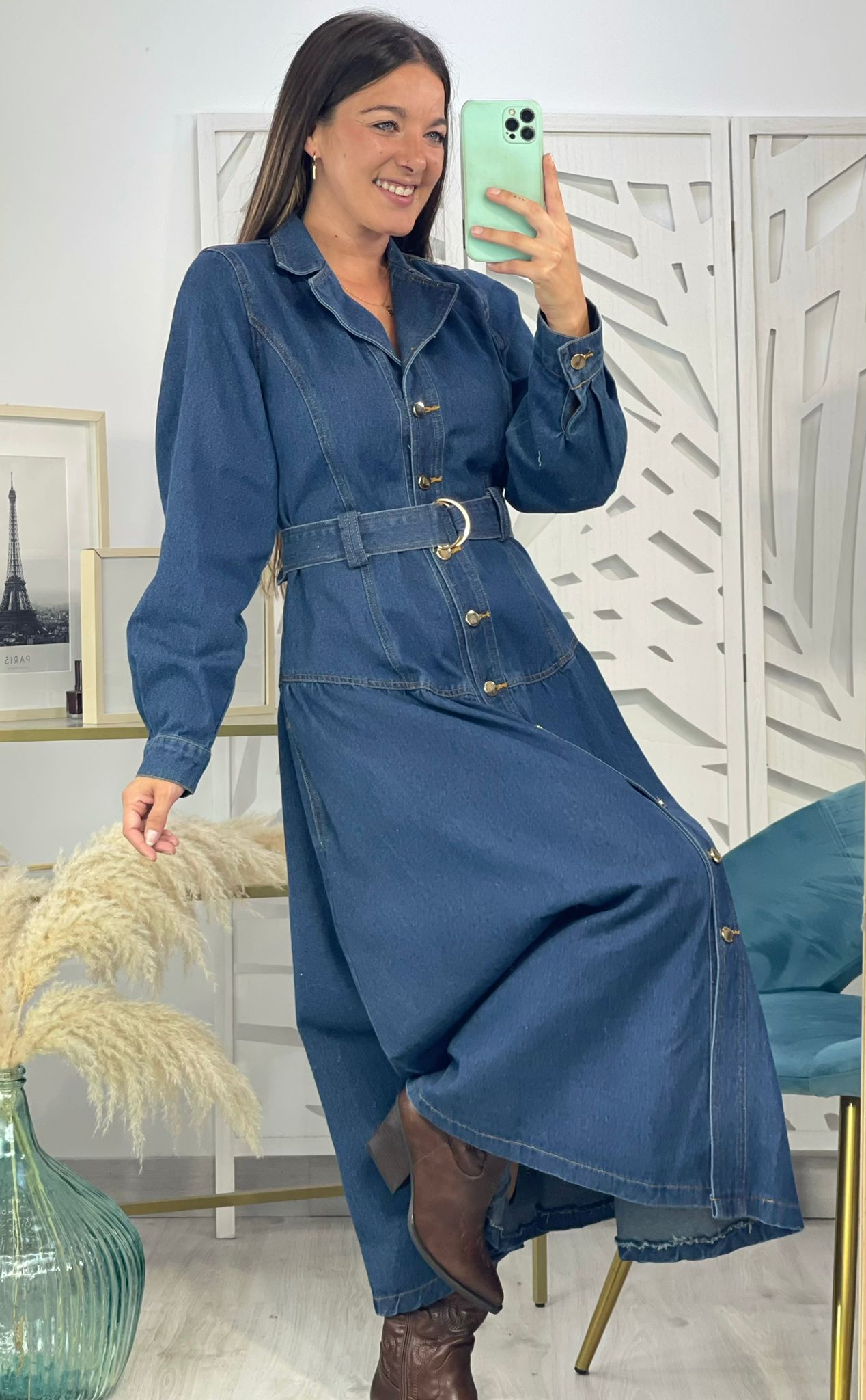 Vestido Largo Vaquero - Imagen 2