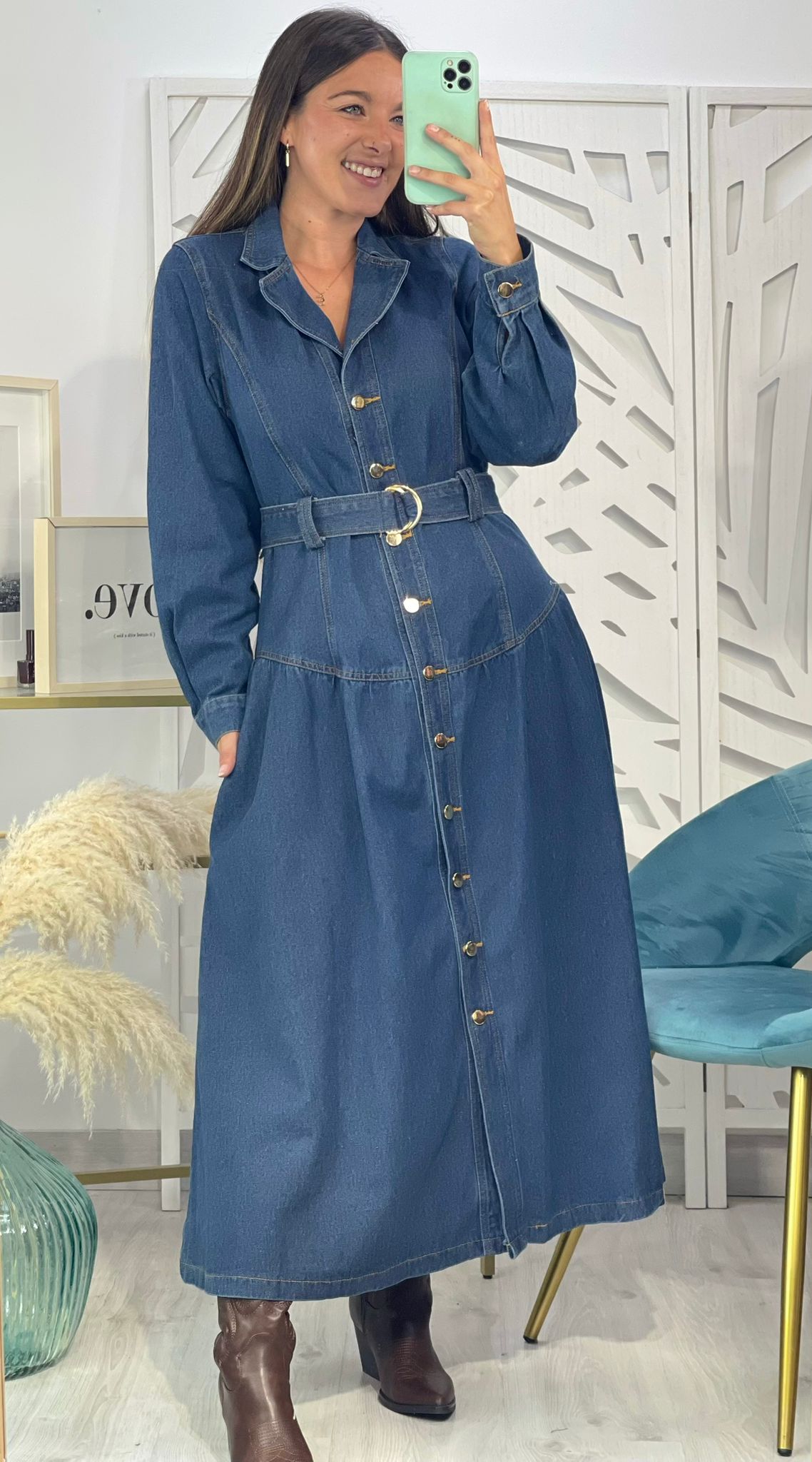 Vestido Largo Vaquero - Imagen 3