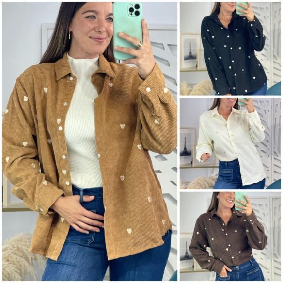 Sobrecamisa Pana Corazones