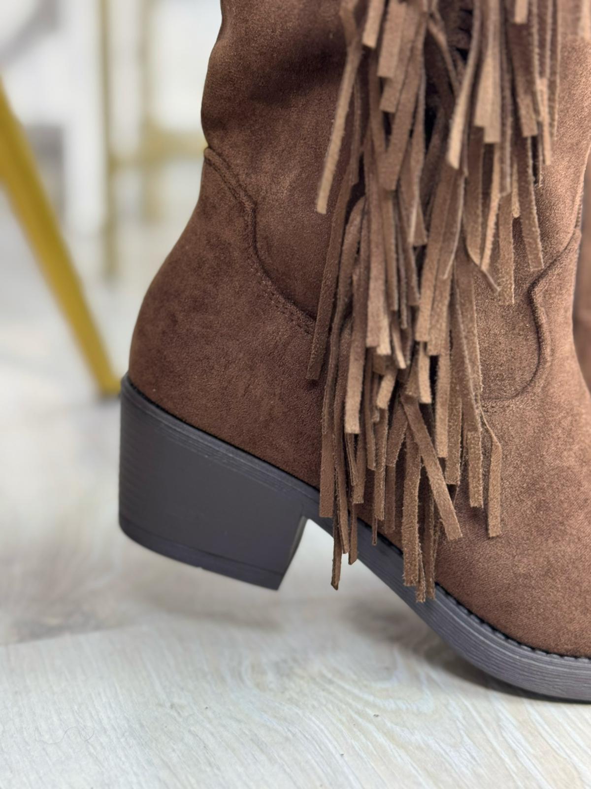 Bota Flecos Tachuelas - Marrón - Imagen 2