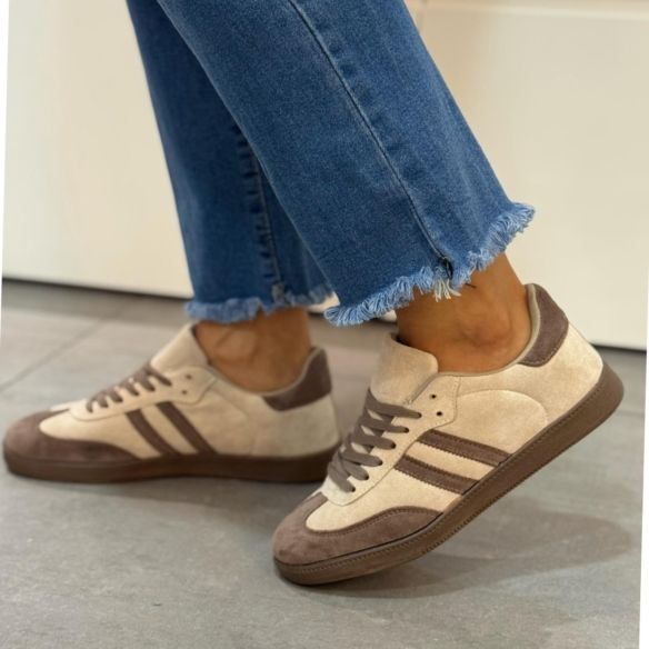 Deportiva Simba Beige / Marrón