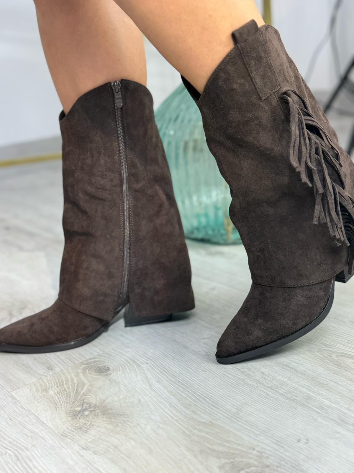 Bota Cowboy Flecos Liria - Marrón - Imagen 3