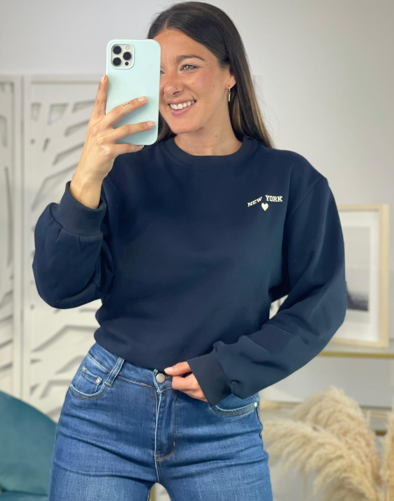 Sudadera New York Cuello Pana - Imagen 10