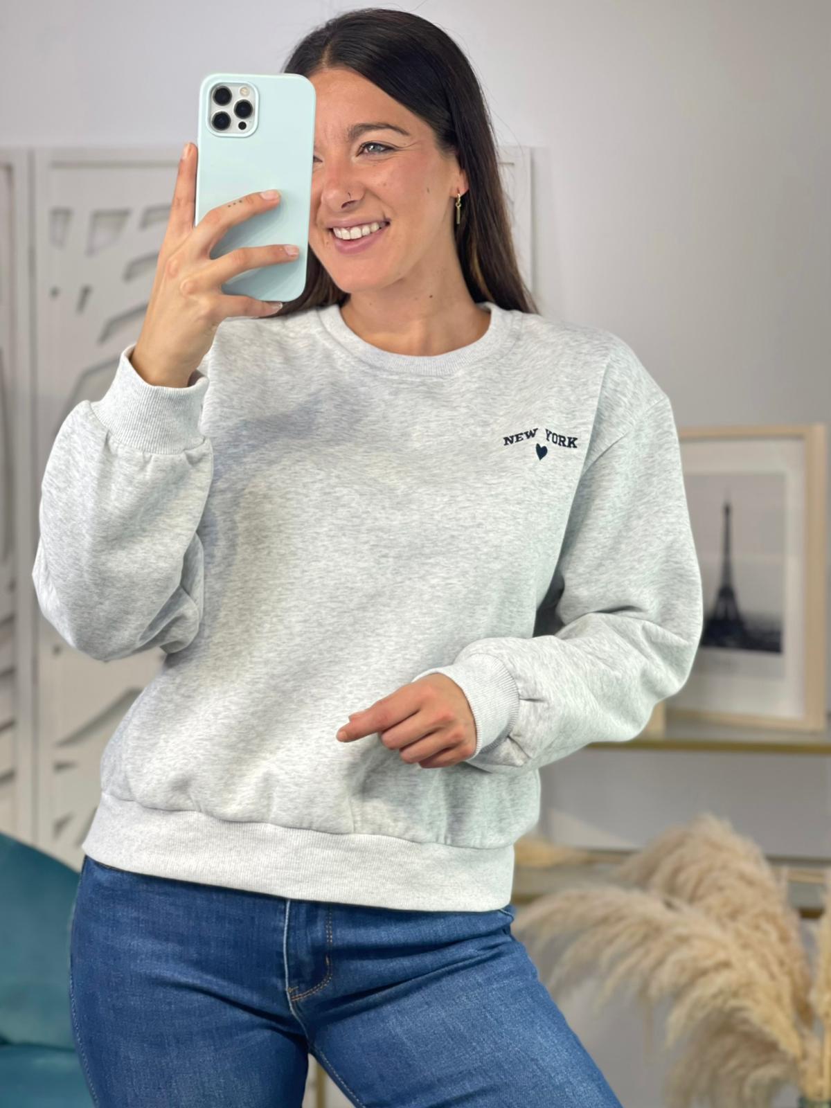 Sudadera New York Cuello Pana - Imagen 9