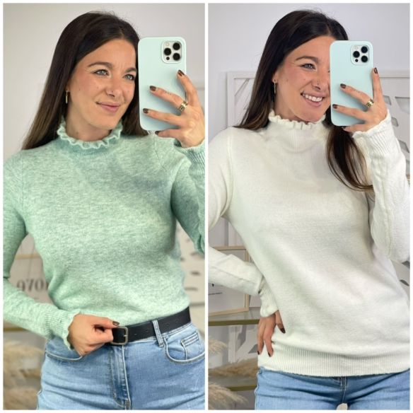 Jersey Puño y Cuello Ondas