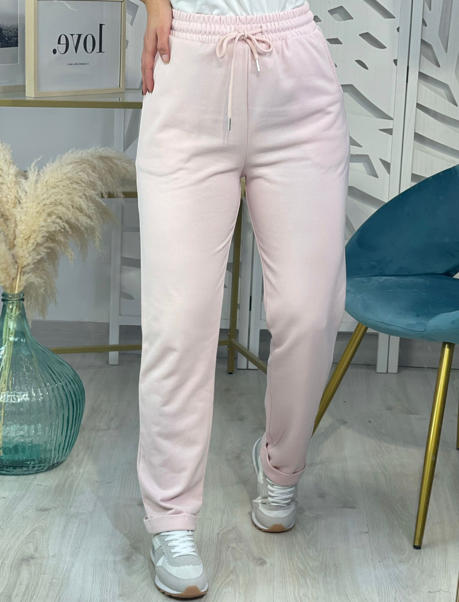 Pantalón Chandal Recto Vuelta Bajo - Imagen 7