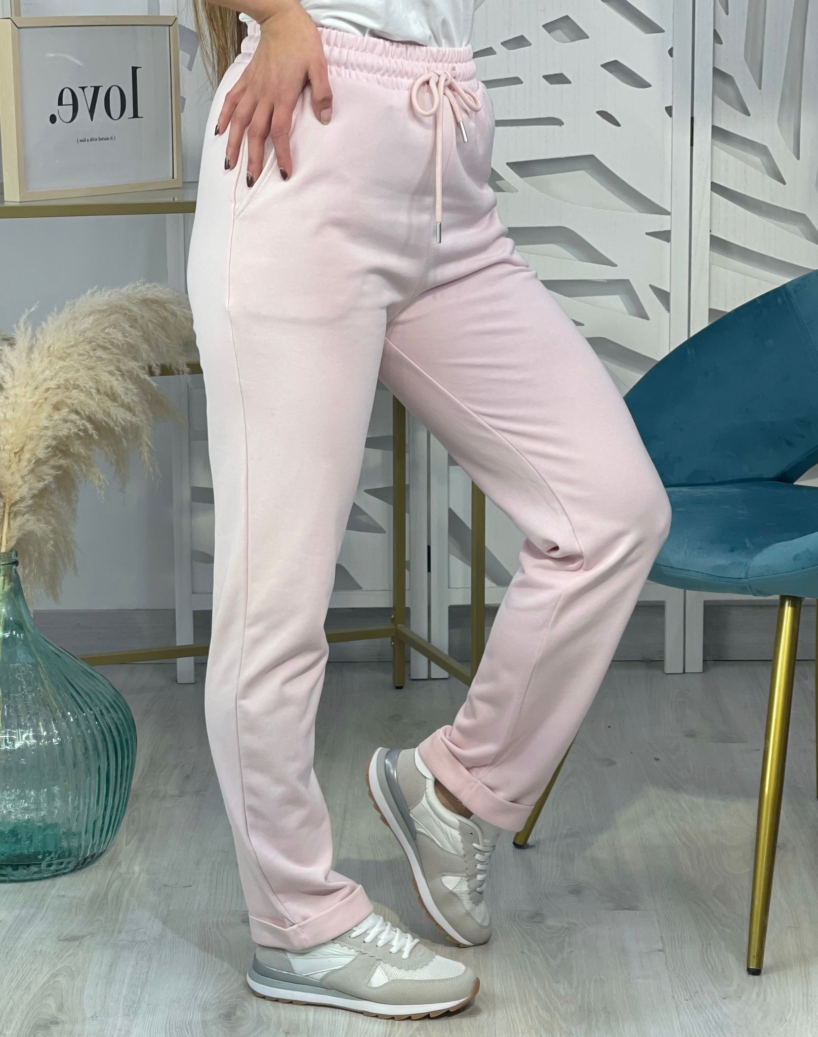 Pantalón Chandal Recto Vuelta Bajo - Imagen 8
