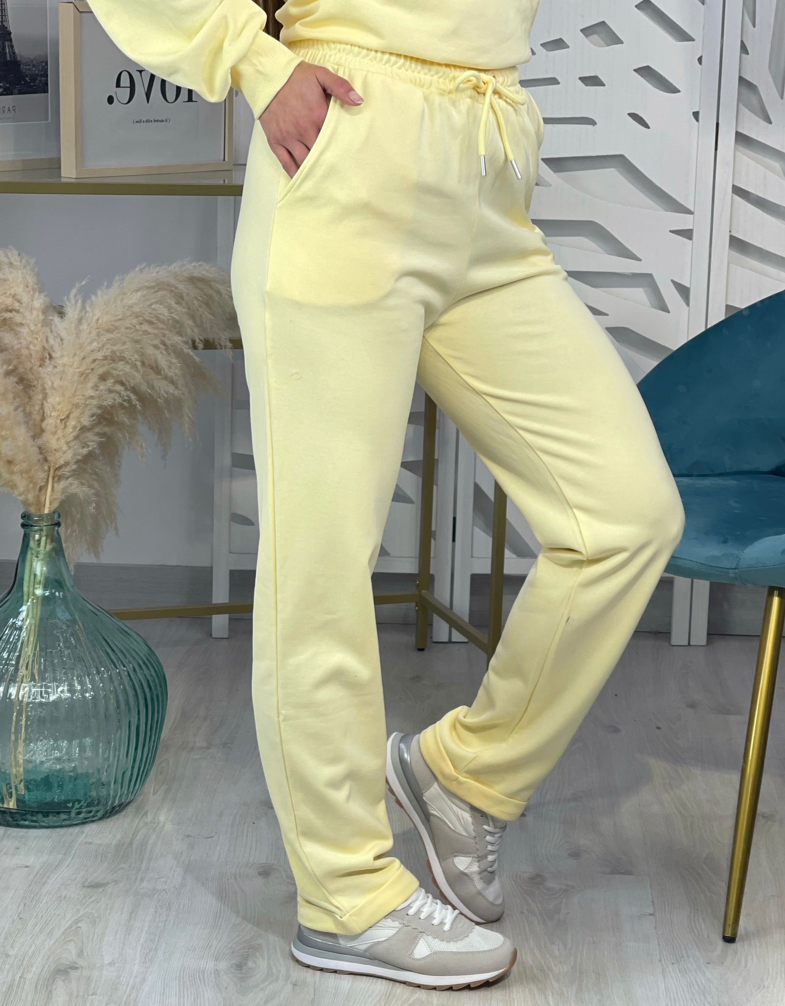 Pantalón Chandal Recto Vuelta Bajo - Imagen 4