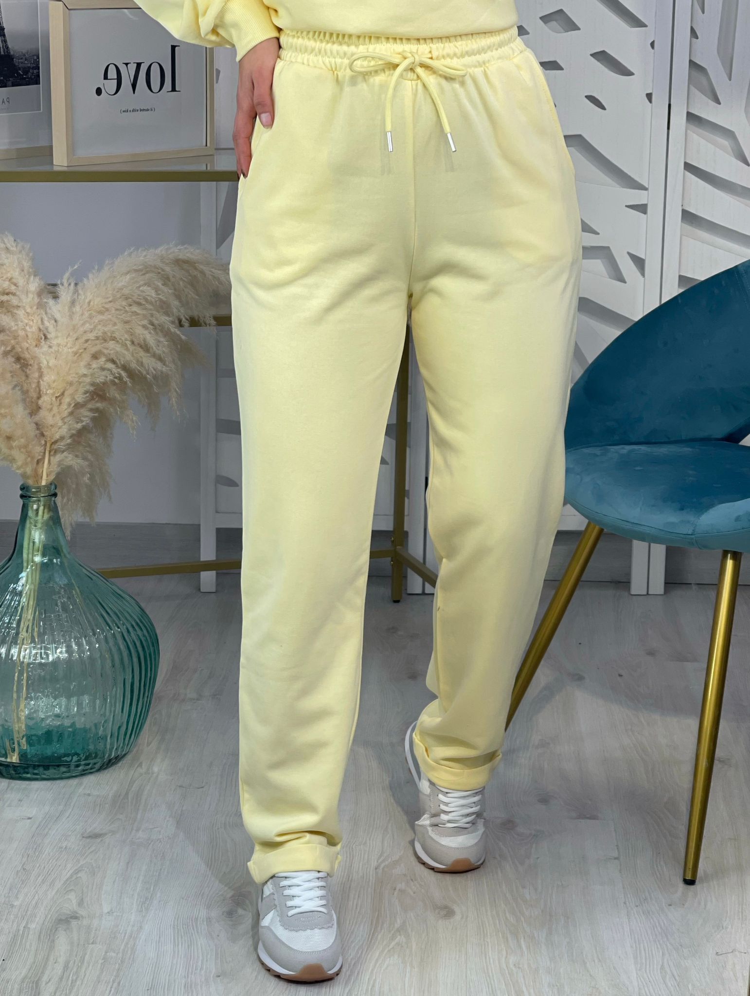 Pantalón Chandal Recto Vuelta Bajo - Imagen 3