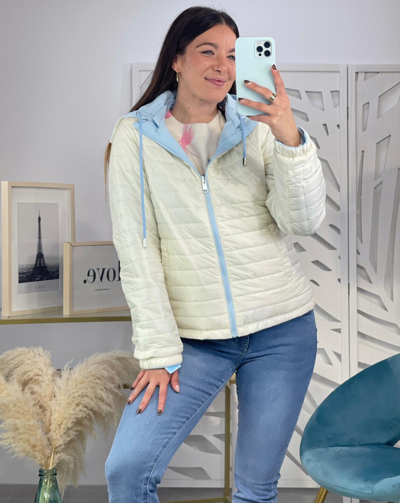 Chaqueta Reversible Acolchada - Azul - Imagen 3