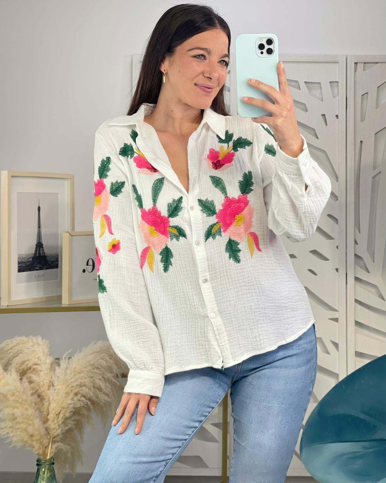 Camisa Flores Diana - Imagen 4
