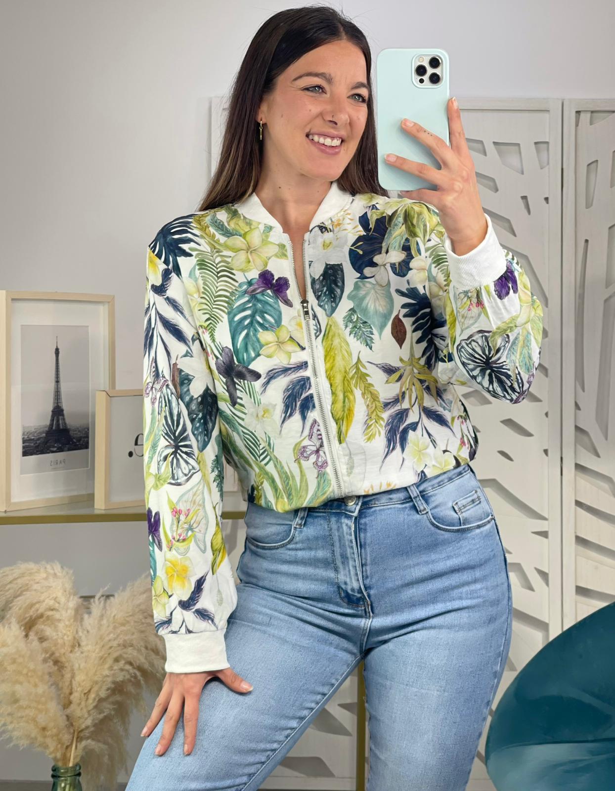 Bomber Flores Matilde - Imagen 2