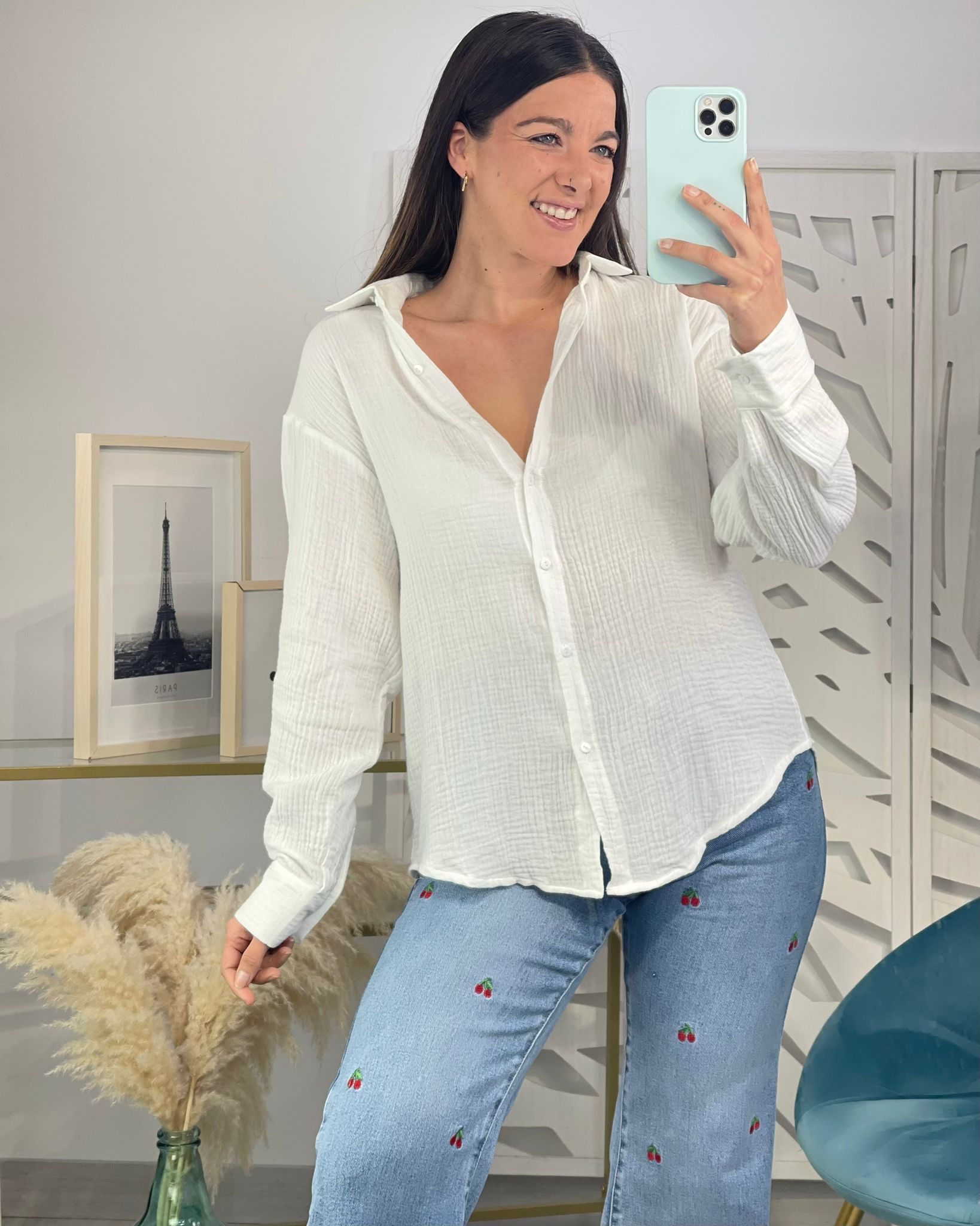Camisa Blanca Fátima - Imagen 2